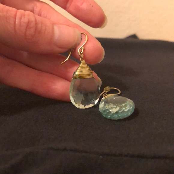 🆕💎Blue Stone💎 Earrings - Picture 1 of 2